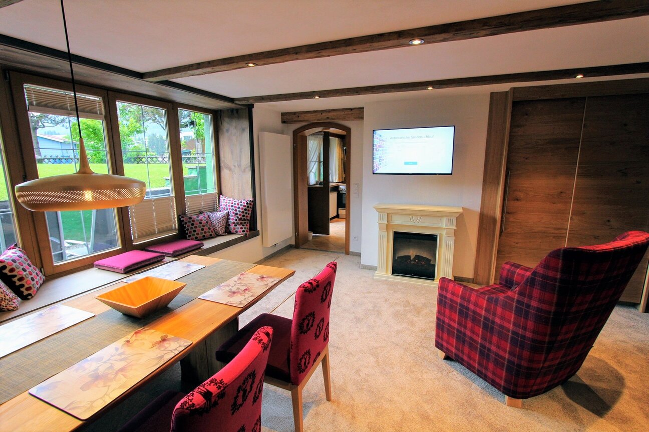 12 Ferienwohnungen im Gatterhof in Riezlern in den österreichischen Alpen Ferienwohnung im Gästehaus Gatterhof